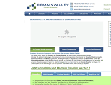 Tablet Screenshot of domainvalley.de